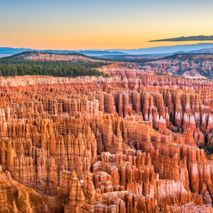 Bryce Canyon National Park, Utah, USA at dawn.